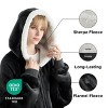 Bedsure-Wearable Blanket Warm & Soft Fleece Blanket - 2 of 4