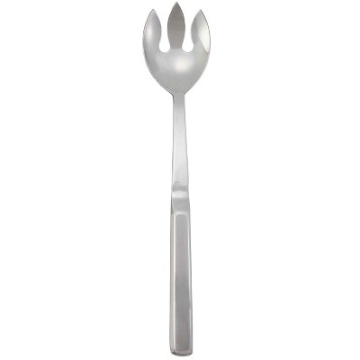 Winco Stainless Steel Notched Serving Spoon, 11-3/4-Inch