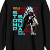 Godzilla vs. Kong Stomp Squad Adult Black Crew Neck Sweatshirt - image 2 of 3