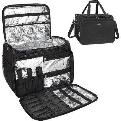 Professional Hairdressing Bag with 4 small bag, Toiletry Travel Bag, Cosmetics Beauty Hairdresser Bag with Shoulder Strap, Hair Makeup Salon