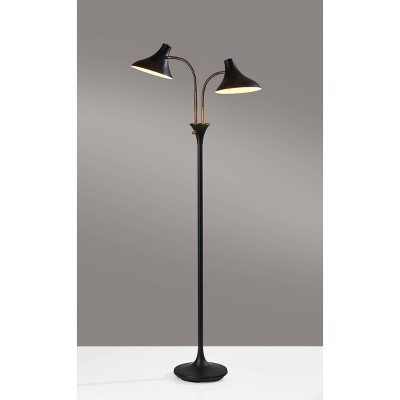 Ascot Floor Lamp Black - Adesso