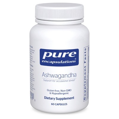 Pure Encapsulations Ashwagandha - Supplement for Thyroid Support, Joints, Adaptogens, Focus, and Memory
