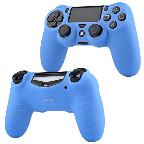 Insten Silicone Skin Case Compatible With Sony Playstation 4 (ps4) Controller, Blue Target