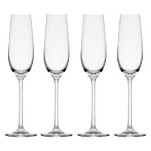 Lifetime Brands Mikasa 8.25 oz Clear Glass Lana Flute Glass - 1 of 1