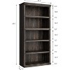 Tier Bookcase, Farmhouse Book Shelf with Storage Open Display Bookshelves - 2 of 4