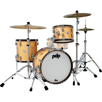 PDP by DW Concept Classic 3-Piece Bop Kit with Walnut Hoops Natural
