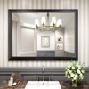 Apmir High-Strength Tempered Glass and Aluminum Alloy Framed French Cleat Mounted Wall Decor Mirror in matte black with 5-Year Warranty - 2 of 4