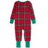 RuffleButts SoftSnooze Gender Inclusive Holiday Convertible One Piece Pajamas - 2 of 2