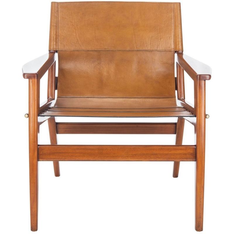 Culkin Leather Sling Chair  - Safavieh, 1 of 10