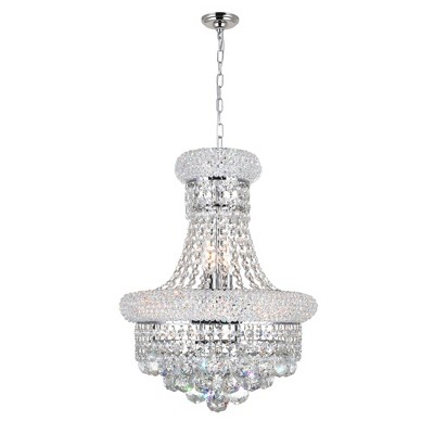 CWI Lighting Empire 6 Light Chandelier With Chrome Finish