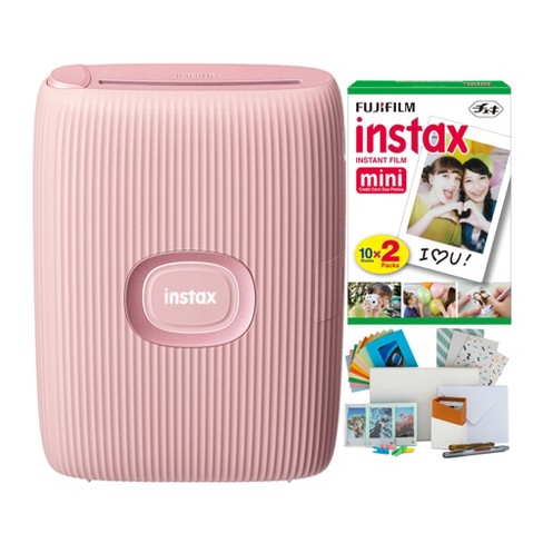 Fujifilm Instax Mini Link 2 Instant Smartphone Printer (soft Pink) Bundle Target