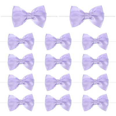 Unique Bargains Polyester Craft DIY Decorative Ribbon Twist Tie Bows 2.4x2.8" 36 Pcs