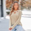 Women's Trendy Ribbed Cutout Sweater - Cupshe - 2 of 4