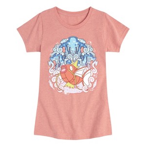 Girls' - Pokémon - Magikarp Aquatic Fitted Short Sleeve Graphic T-Shirt - 1 of 4