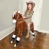 Vynxaria Kids Ride-on Walking Horse with Easy Rolling Wheels, Soft Huggable Body, & a Large Size for Kids 5-16 Years - 3 of 4