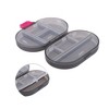 Unique Bargains 8 Grids Flip Up Double Layer Pill Case 1 Pc - 3 of 4