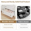 Jojoka 6/7-Drawer Dresser with Curved Legs and Rattan Accents, Freestanding Storage Cabinet for Bedroom, Living Room, Entryway, or Balcony - 4 of 4