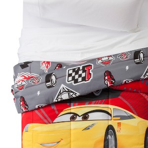 Cars Red Comforter (Twin) Red, Yellow Red