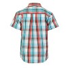 Gioberti Boy's Casual Plaid Checkered Short Sleeve Button Down Shirt - 2 of 2