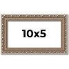 PosterPalooza | Panoramic Deco Silver Picture Frame - UV Acrylic, Foam Board Backing, Hanging Hardware - 2 of 4