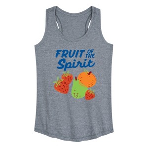 Women's - Instant Message - Fruit Of The Spirit Graphic Racerback Tank - 1 of 4