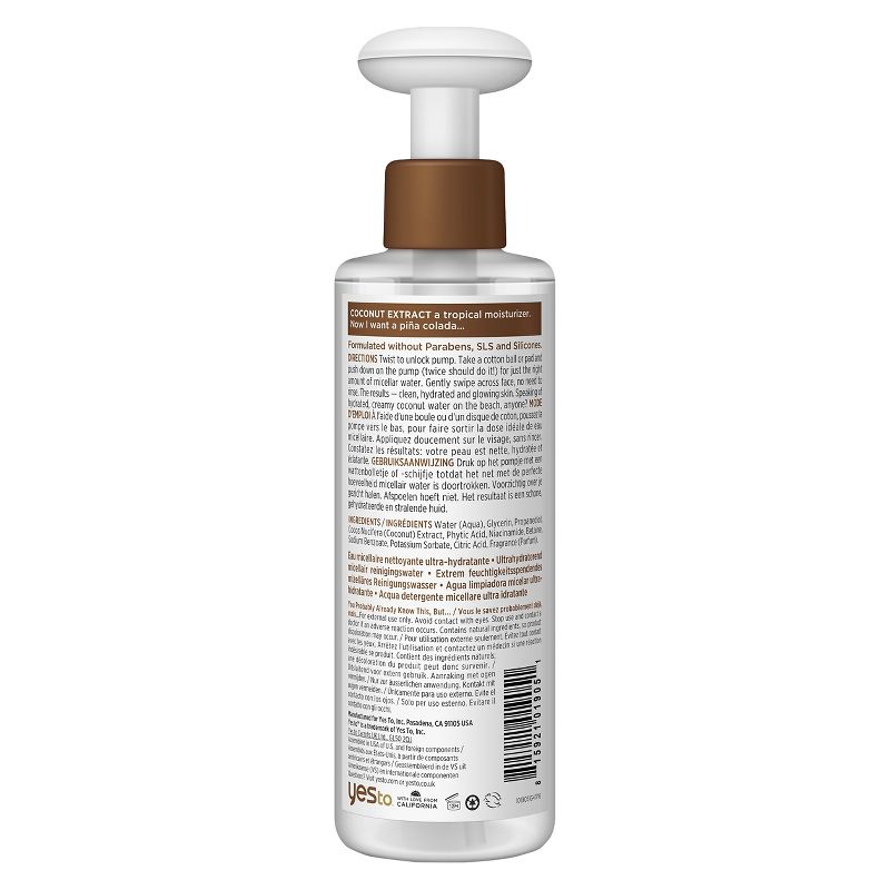Yes To Coconut Micellar Water - 7.77 fl oz, 3 of 5