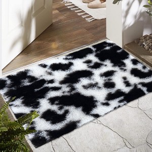 Modern Shag Area Rug Non Slip Fluffy Shaggy Rug Ultra-Soft Living Room Rug Indoor Plush Floor Carpet High Pile Non Shedding Furry Rug - 1 of 4