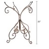 Tierra Garden 25"H Metal Birdbath Top/Bowl Stand - 2 of 4