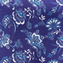 navy porcelain floral