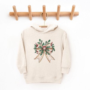 The Juniper Shop Holly Leaves Coquette Toddler Graphic Hoodie - 1 of 3