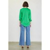 Women's Classic Button Down Top - SKIES ARE BLUE - 3 of 4
