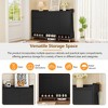 TIRAMISUBEST Sleek and Contemporary Shoe Cabinet with Adjustable Shelves, Minimalist Home Shoe Organizer with Solid Wood Legs, Storage Sideboard - 4 of 4