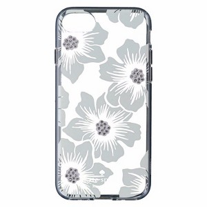 Case Mate licensed - Kate Spade Hybrid Hardshell Case for iPhone 8/7 - Hollyhock White Flowers/Clear - 1 of 1