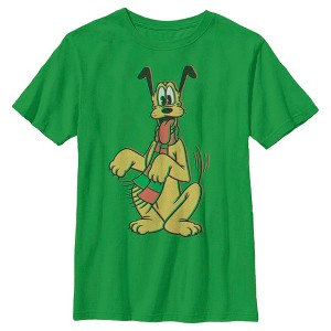 Boy's Mickey & Friends Happy Tail Pluto Holiday T-Shirt - 1 of 4