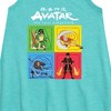 - Avatar: The Last Airbender - Four Elements Square Graphic Sleeveless Aline Dress - 2 of 4