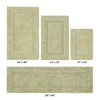 Lux Premium 100% Cotton Tufted Solid Reversible 4 Piece Bath Rug Set – Ultra-Soft, Water-Absorbent, Durable, Machine Washable Bathroom Rug - 2 of 4
