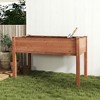 Gulches 48x24x30 Inch Elevated Raised Garden Bed with Legs - 300lbs Capacity Wooden Planter Box (Included Liner) for Outdoor Plants Herbs - 2 of 4