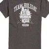 Men's - Peanuts - Snoopy Christmas Lights Dog House Team Holiday Spirit Short Sleeve Graphic T-Shirt - 2 of 4
