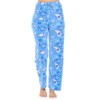 Casual Nights Women's Jersey Knit Long-Sleeve Top and Mircro Fleece Bottom Pajama Set - 4 of 4