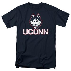 Men's University of Connecticut Official Distressed Primary Logo T-Shirt Distressed Primary Logo - 1 of 4