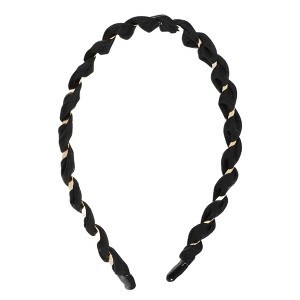 Unique Bargains Women's Fashion Elegant Mesh Fine Twist Headband 4.92" ID 1 Pc - 1 of 4