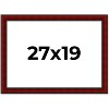 PosterPalooza | Weathered Red Picture Frame - UV Acrylic, Backing Board, Hanging Hardware Included - 2 of 4