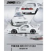 Mazda RX7 (FC3S) "Pandem Aero" Widebody Kit White with Graphics 1/64 Diecast Model Car by Inno Models - 4 of 4
