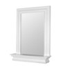 Teamson Home Stratford White Removable Wall Mirror with Storage Shelf - 2 of 4