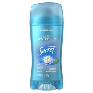 Secret Invisible Solid Antiperspirant & Deodorant - Waterlily Scent - 2.6oz - 1 of 4