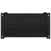 vidaXL Black Garden Planter 60 x 31 x 31 cm Solid Pine - 3 of 4