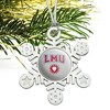 Loyola Marymount University Lions Metal Snowflake Christmas Tree Holiday Ornament - 2 of 3