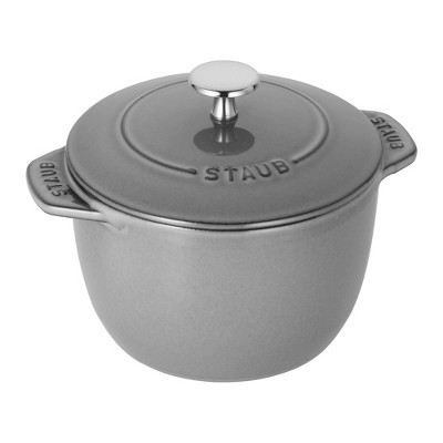 Staub Cast Iron Round Cocotte, Dutch Oven, 9-quart, Serves 9-10, Made In  France, Matte Black : Target