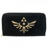 Bioworld Legend of Zelda Legend Hyrule Crest Logo Black and Gold Zip Around Clutch Wallet - 3 of 3