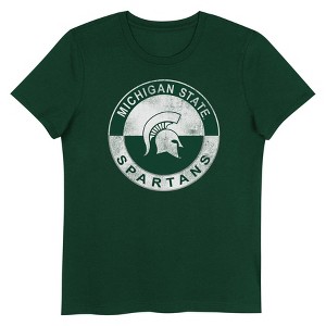 NCAA Michigan State Spartans Girls' Crew Neck T-Shirt - 1 of 1